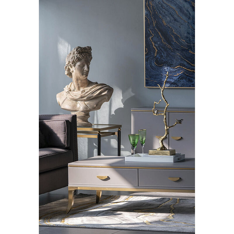 Placidia White Wash Statue